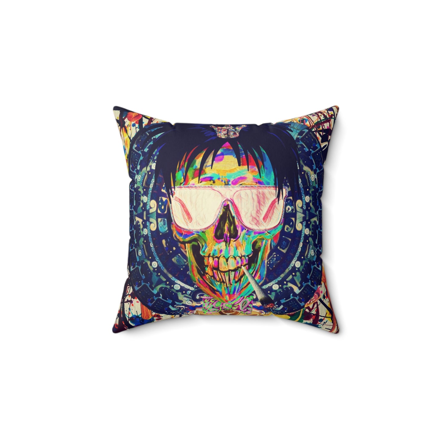 Skull Gang Square Pillow