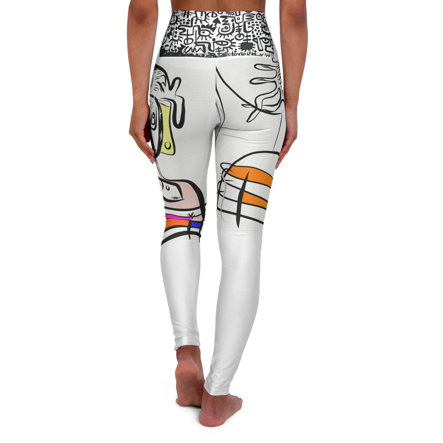 Yoga Leggings - Abstract Hip Modern Sportswear