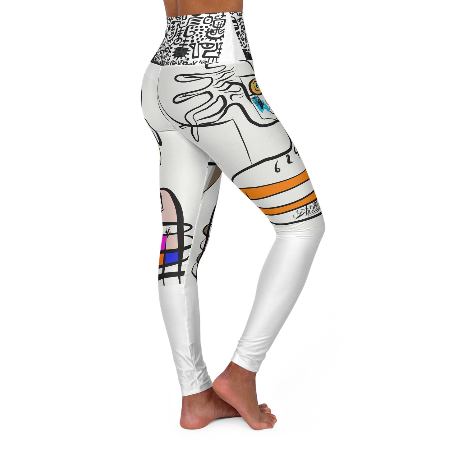 Yoga Leggings - Abstract Hip Modern Sportswear