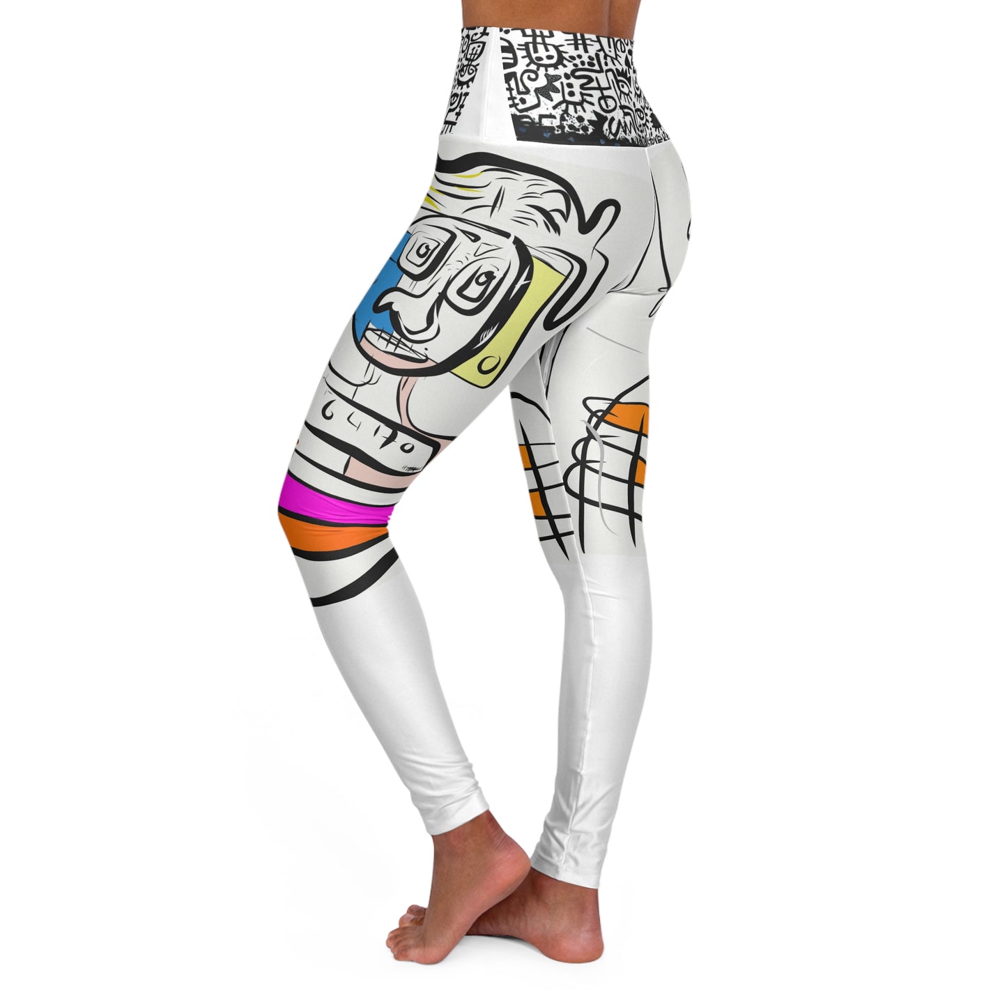Yoga Leggings - Abstract Hip Modern Sportswear