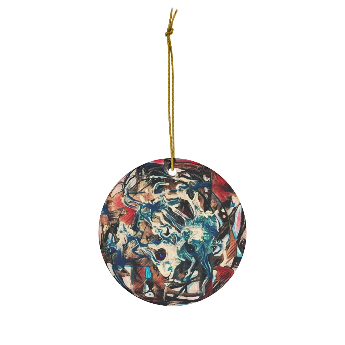 Ceramic Ornament, 4 Shapes
