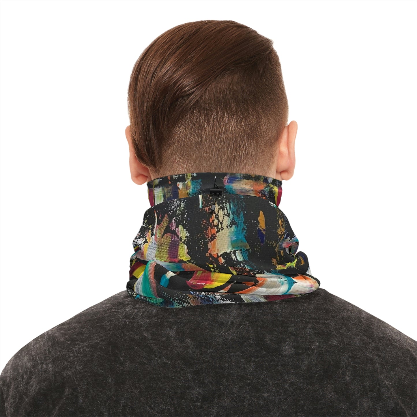 Winter Neck Gaiter With Drawstring