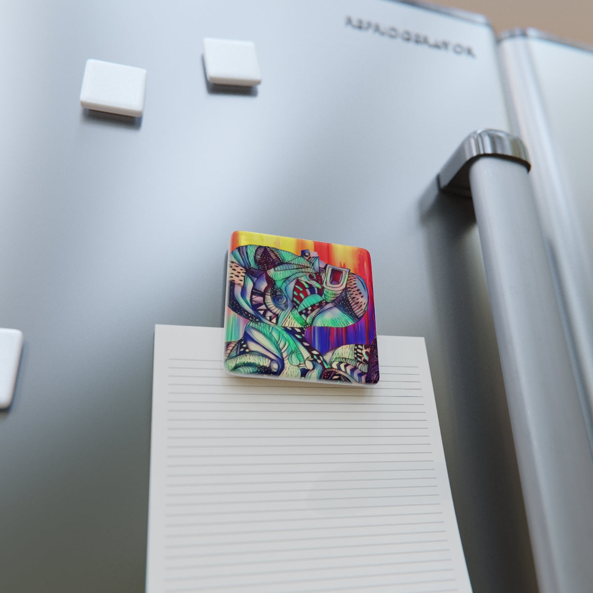 Porcelain Magnet, Square