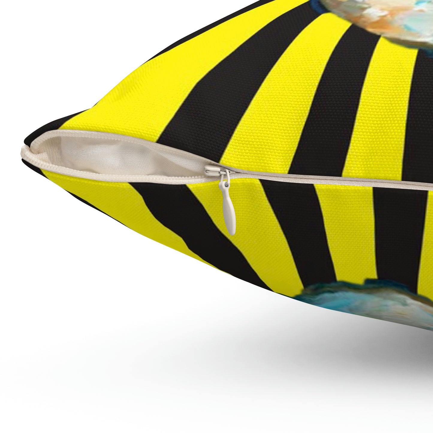 Toxic Skull Square Pillow
