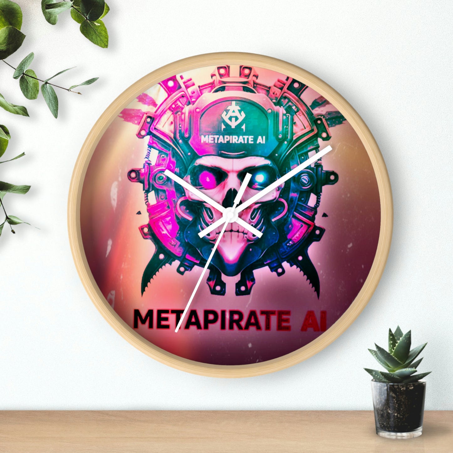Metapirate AI Wall Clock
