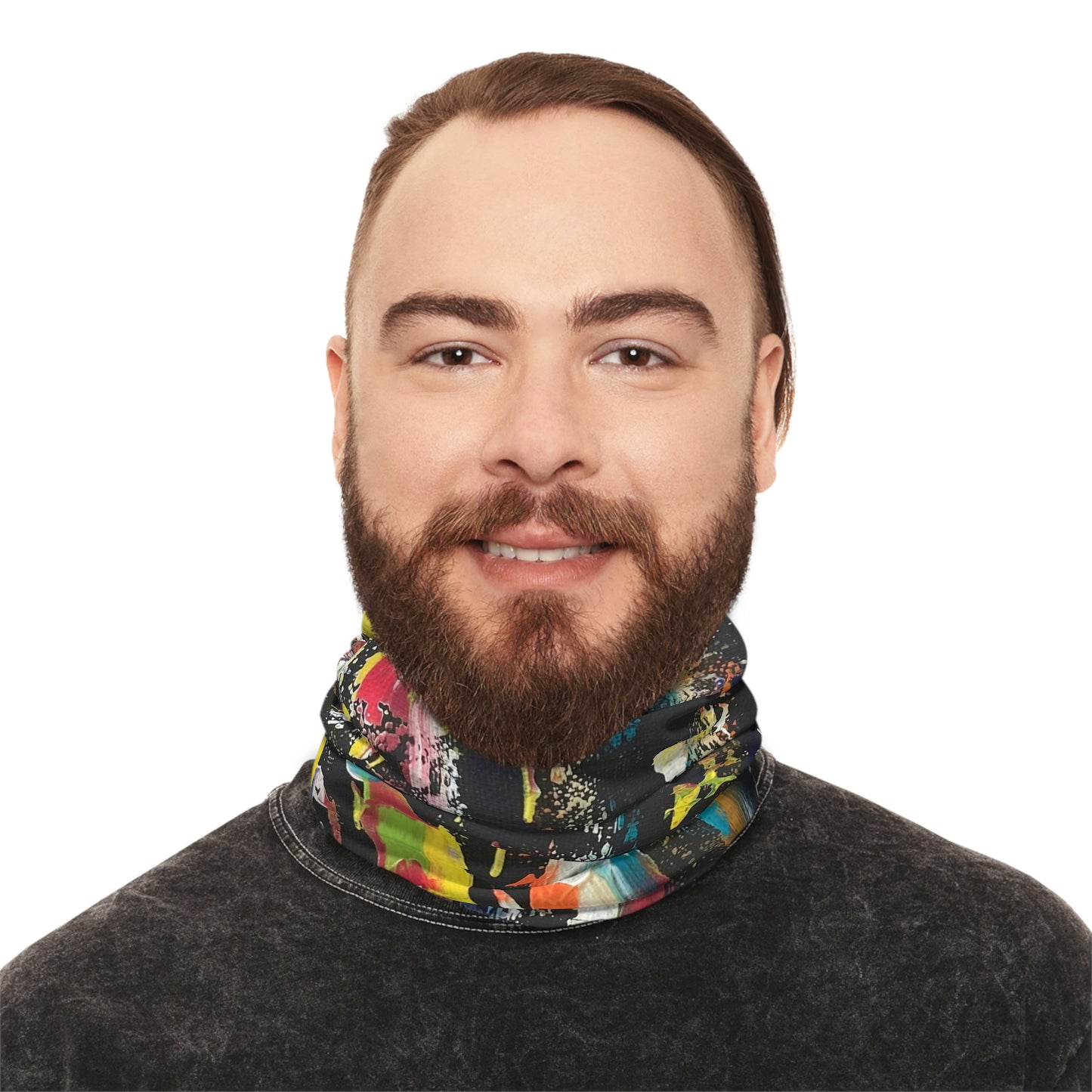 Winter Neck Gaiter With Drawstring