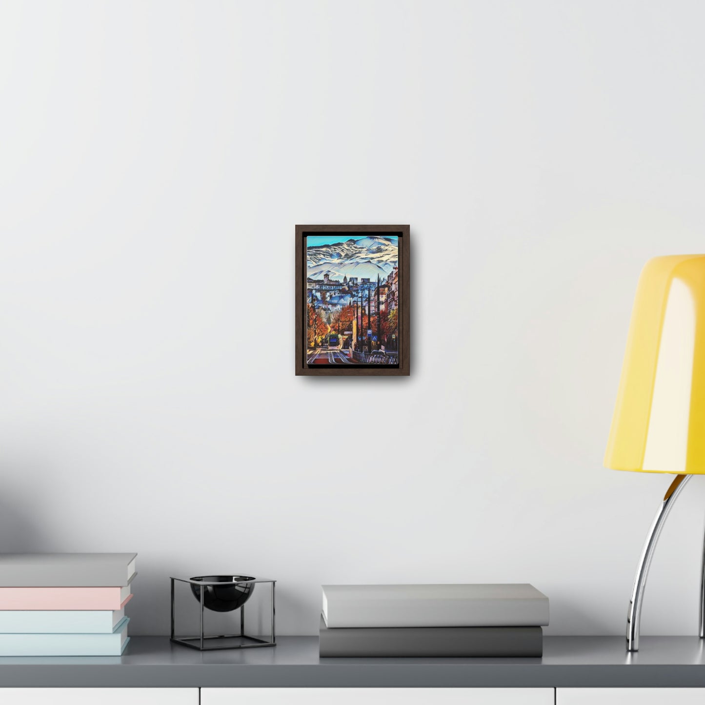 The Mountains of Granada Gallery Canvas Wraps, Vertical Frame