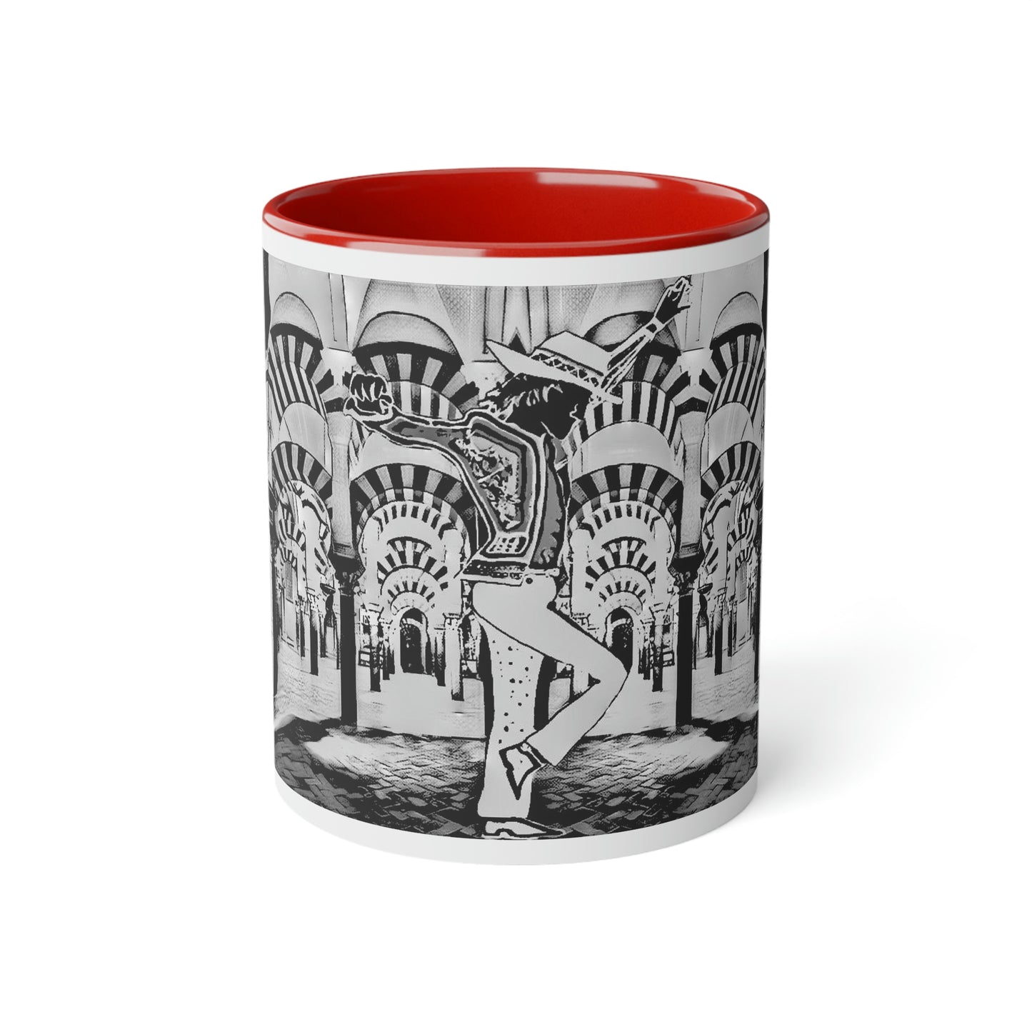 Flamenco en la Mezquita White Accent 11oz mug