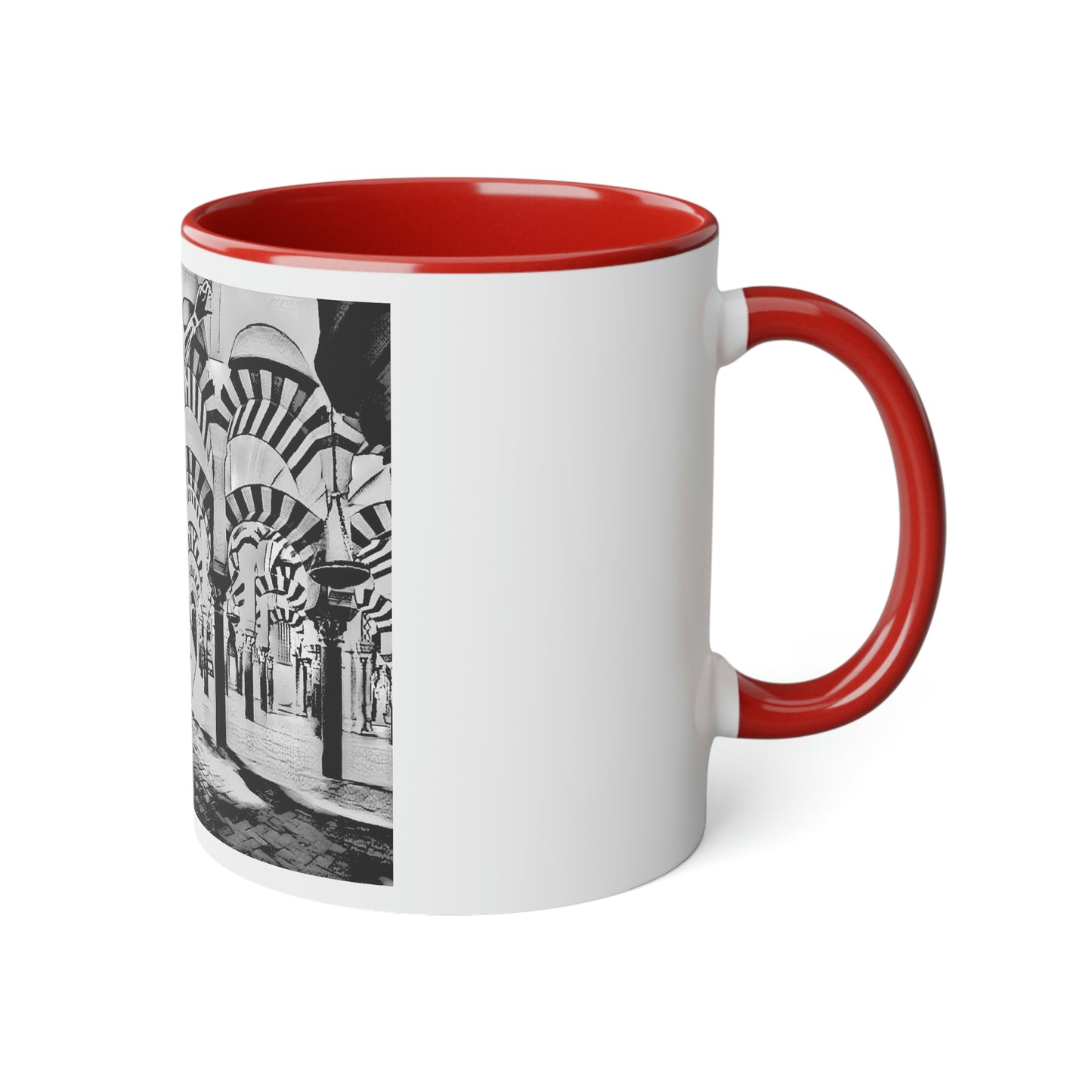 Flamenco en la Mezquita White Accent 11oz mug