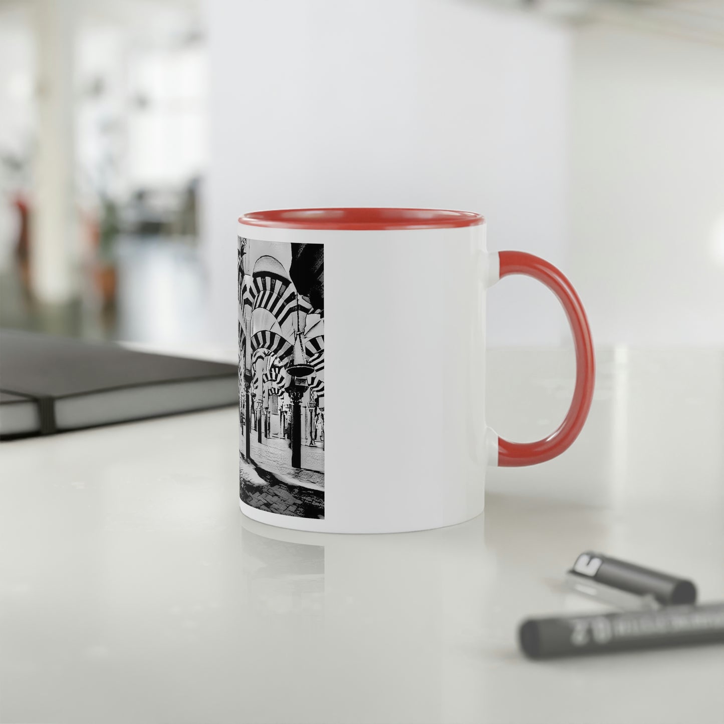 Flamenco en la Mezquita White Accent 11oz mug
