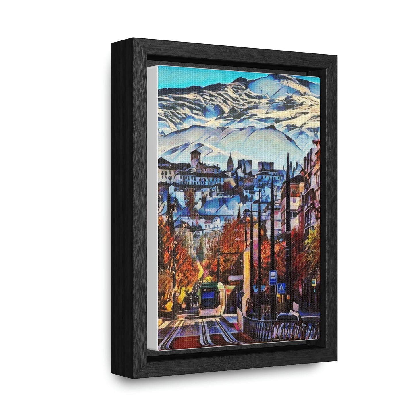 The Mountains of Granada Gallery Canvas Wraps, Vertical Frame