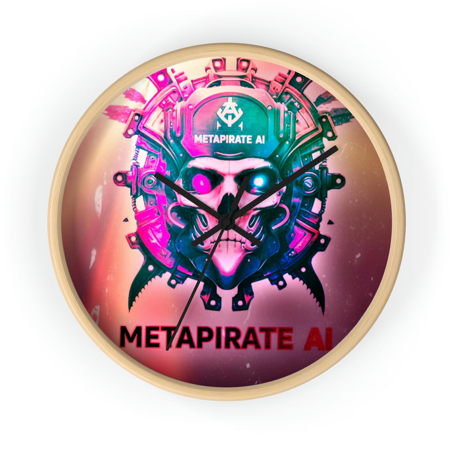 Metapirate AI Wall Clock