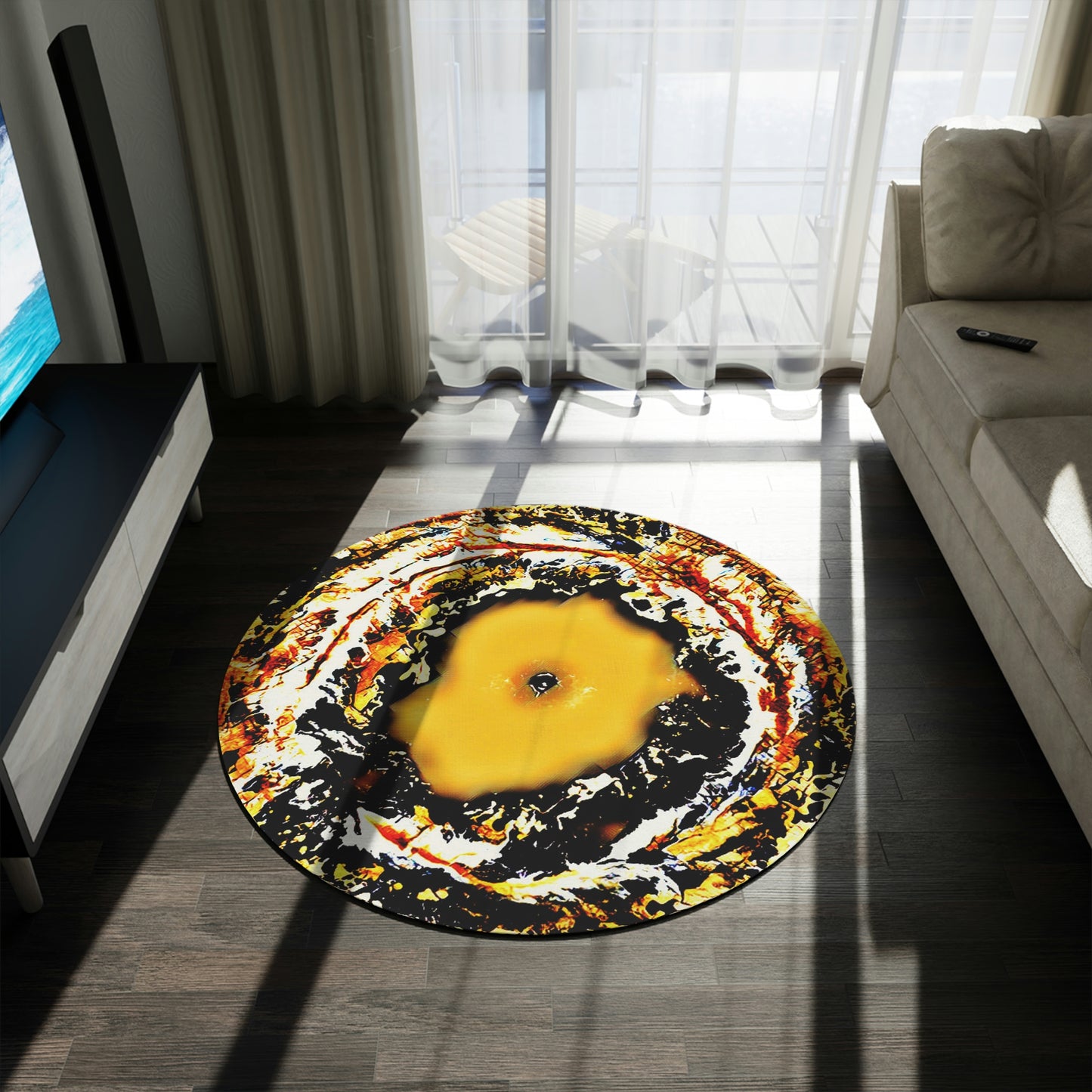 Volcanic Lava Rug