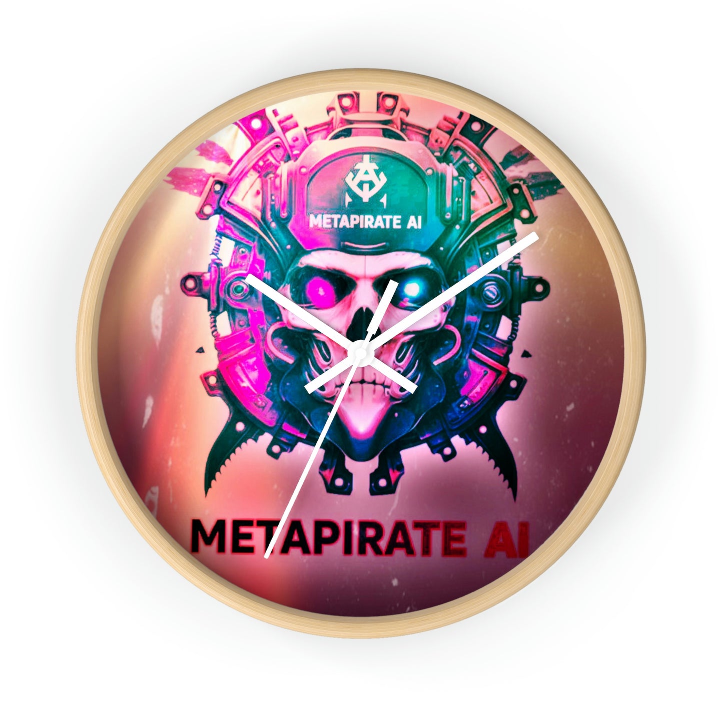 Metapirate AI Wall Clock