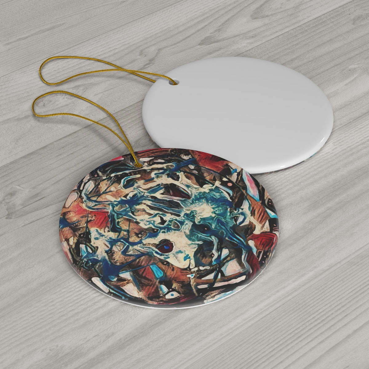 Ceramic Ornament, 4 Shapes