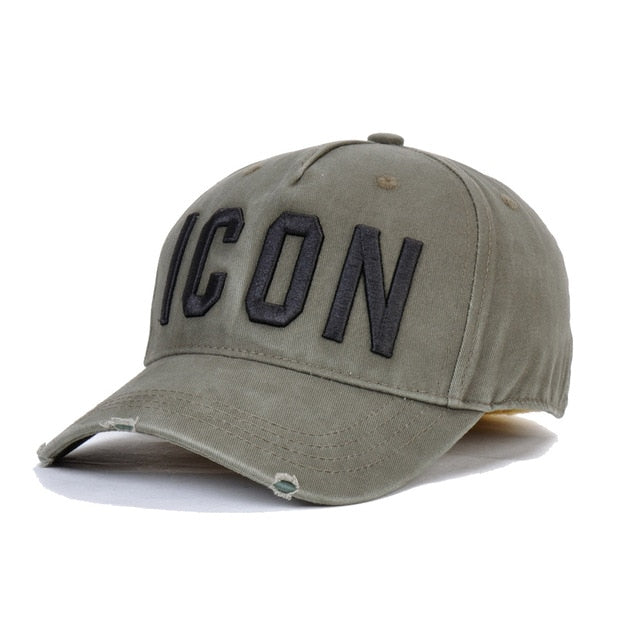 ICON 100% cotton unisex Adjustable Baseball Caps