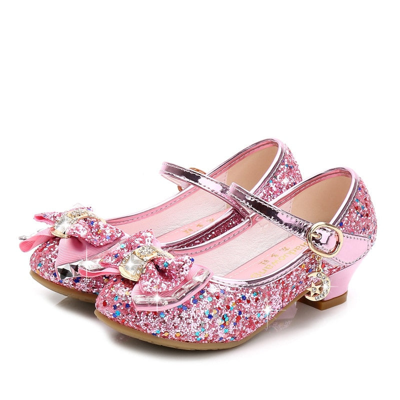 Princess kids Butterfly knot shoes