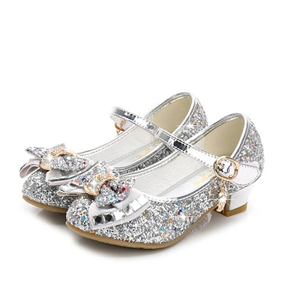 Princess kids Butterfly knot shoes