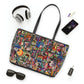 Shoulder Bag - Colourful Artistic Unique Faces Design