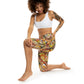 Women's Leggings - Casual Sports Fire Colours Comfortable Capri Pants