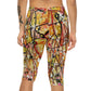 Women's Leggings - Casual Sports Fire Colours Comfortable Capri Pants