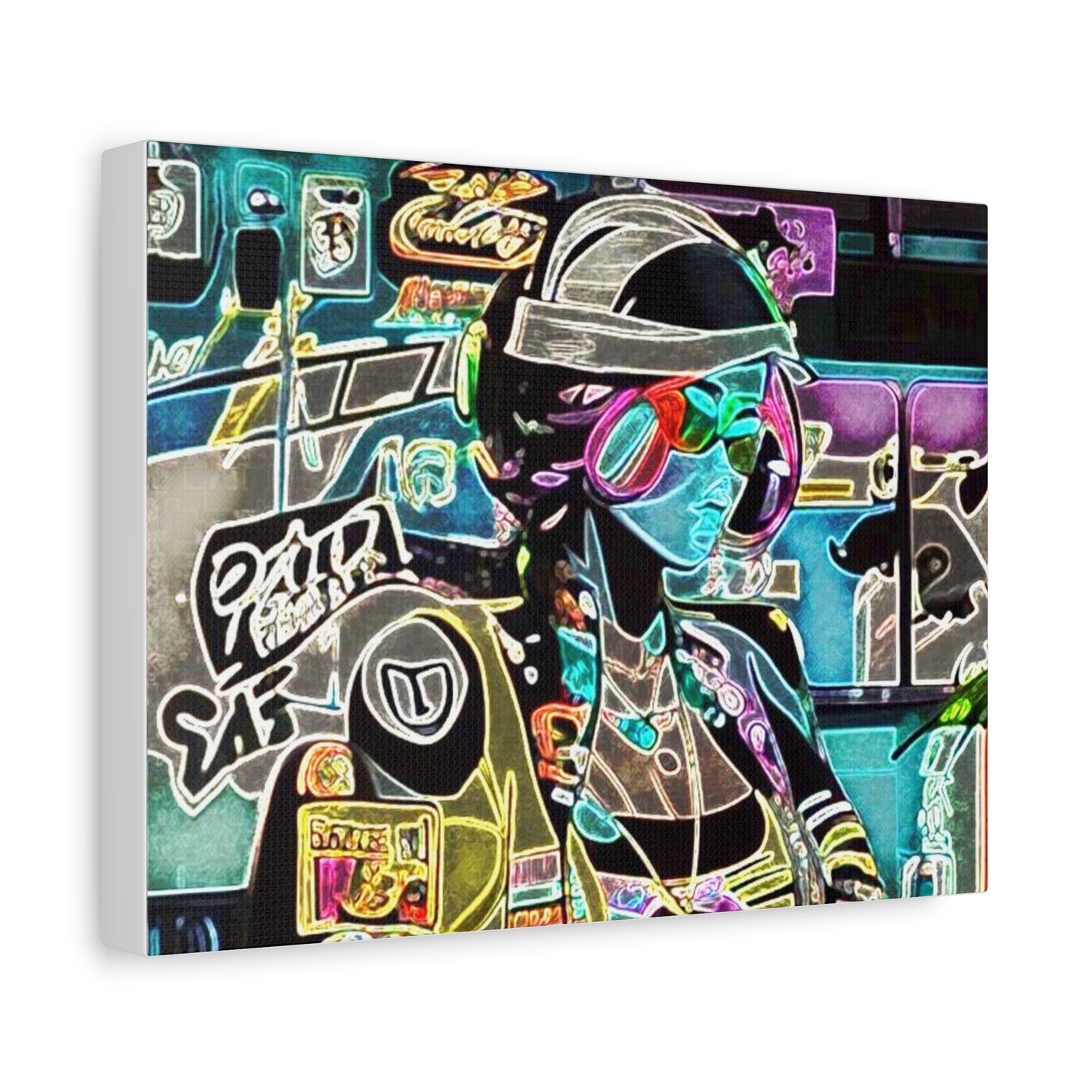 Intergalactic DJ Chic Canvas