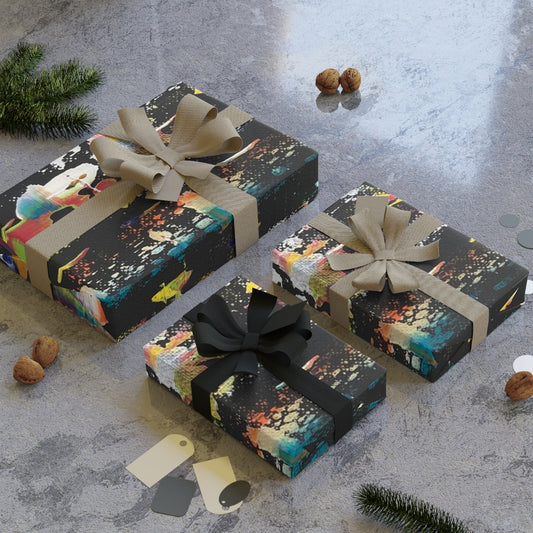 Gift Wrapping Paper Rolls, 1pc