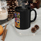 Skull Art 11oz Black Mug
