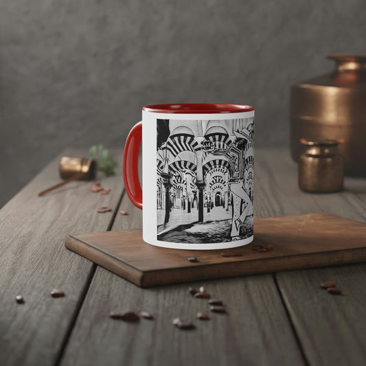 Flamenco en la Mezquita White Accent 11oz mug