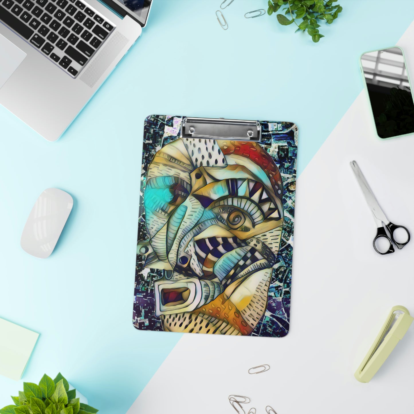 Abstract Double sided design Clipboard