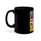 Skull Art 11oz Black Mug