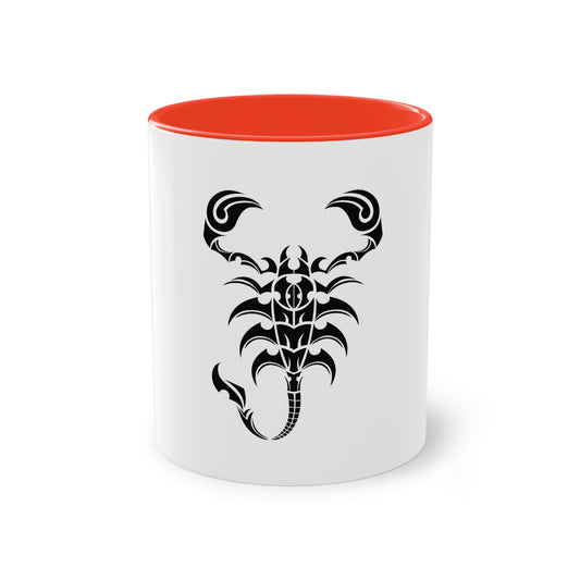 ScorpioTwo-Tone Coffee Mug, 11oz