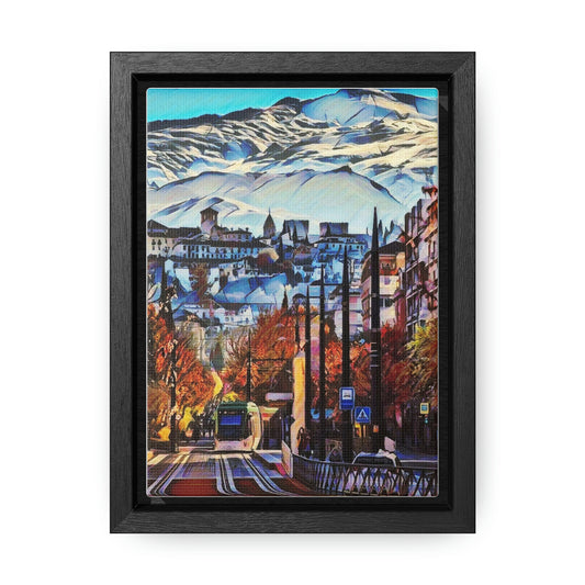 The Mountains of Granada Gallery Canvas Wraps, Vertical Frame