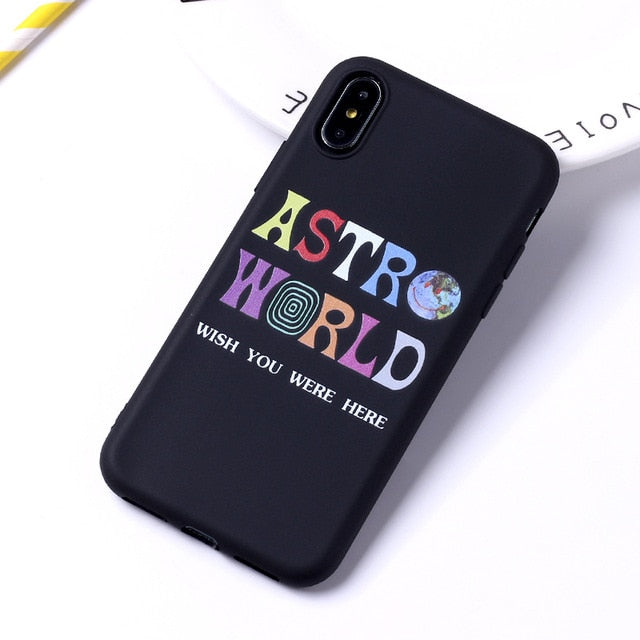 Travis Scott Phone Cases Astroworld Sicko Mode Soft Matte Silicone Candy Case Coque For iPhone 12 11 8 8Plus X 7 7Plus XS Max