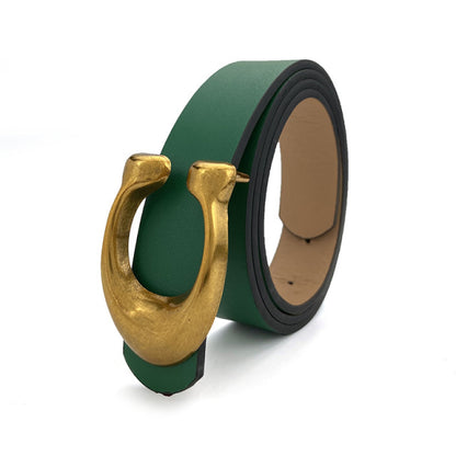 Leather Retro Womens Belt